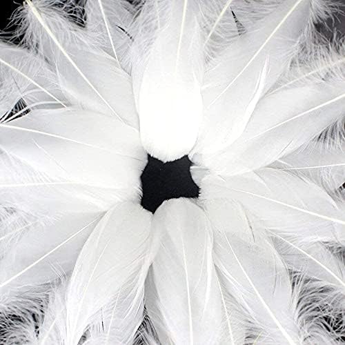 20 / 100pcs pahuljasto gusko bijelo perje 2pcs perje za izradu nakita dekoracija šešira vjenčani obrti Pribor 13-20 cm-ružičasto perje