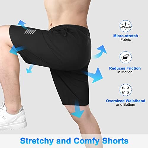 sportske kratke hlače za muške sportske treninge-brze suhe lagane sportske kratke hlače od 7 inča za trčanje, planinarenje