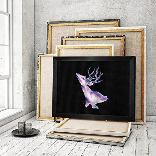 Akvarelni jeleni dijamantni setovi za slikanje slika slike 5d diy puna bušilica od rinestone umjetnosti zidni dekor za odrasle crnowood