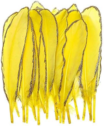 20pcs / lot umočeno zlatno/srebrno gusje perje 15-20 cm perje za izradu nakita od perjanice od 1-10 komada ukrasni pribor od 1-10 komada